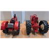 Image 3 : Two Tractors 1/16th Scale Vintage Cast Massey Style International