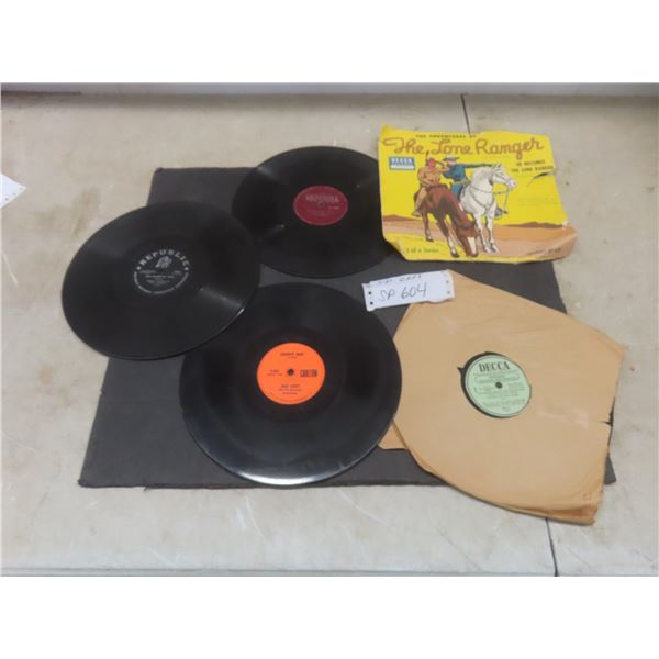 78 RPM Records Including Kitty Carson and The Lone Ranger