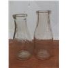 Image 11 : Six Vintage Embossed Milk Bottles and Three Glass Sealers Marked Eaton's Toronto Winnipeg