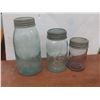 Image 6 : Six Vintage Embossed Milk Bottles and Three Glass Sealers Marked Eaton's Toronto Winnipeg