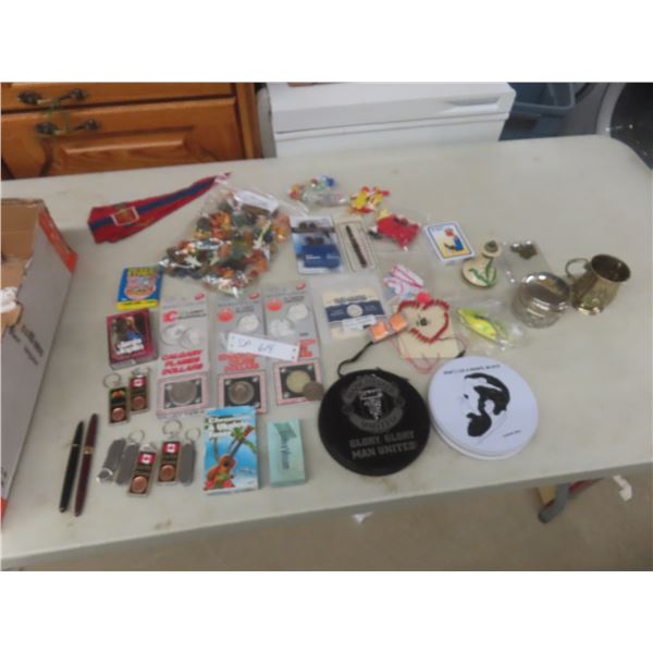 Hockey Dollars, Wild Animals, Earphones, Queen Elizabeth Coronation Viewer Reel, Marbles, Ukulele T