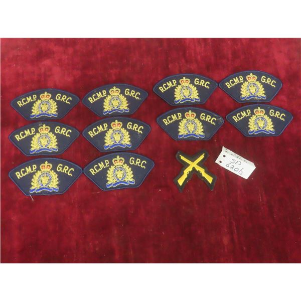 13 1970s RCMP Shoulder Patches