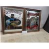 Image 1 : Two Framed Mirror Signs: Southern Comfort and Anheuser-Busch, 20" x 16"