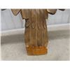 Image 4 : 2 Decorative Eagles, Wood Carved 16" x 24" & Gold Coloured 10" x 12"