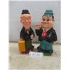 Image 1 : Laurel & Hardy Vintage Banks, 14" Tall, No Plug