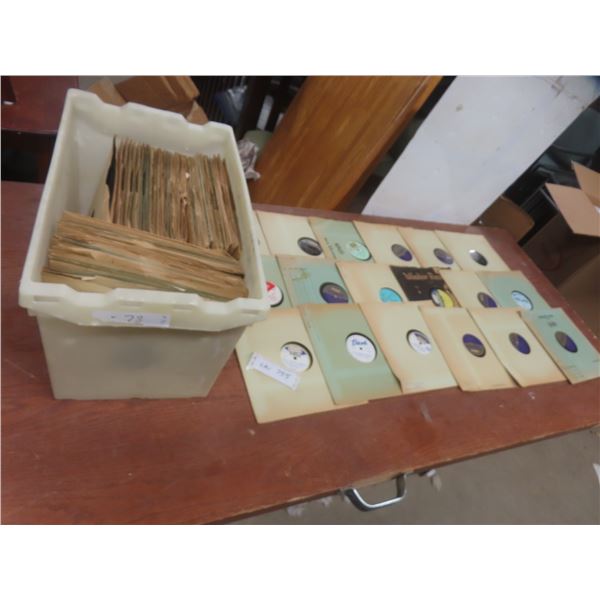 Approx 190 Vintage 78 RPM Records