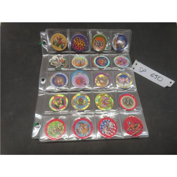 1994 World Pog Federation Complete Set, One Through Fifty