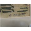 Image 4 : Elm Creek Manitoba Woodcut Picture by E. Nesbitt, 12 1/4" x 13 1/4"