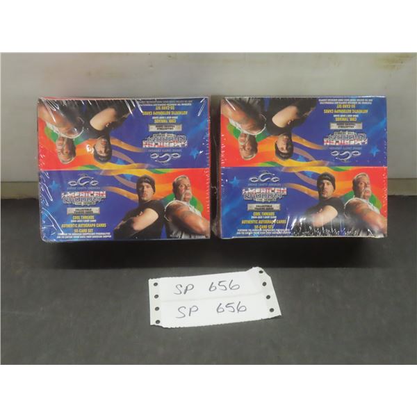 Two Boxes Factory Sealed American Chopper Authentic Autograph Cards, Fifty Per Box