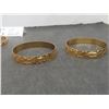 Image 2 : Five Gold-Plated Fancy Bangles