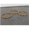 Image 5 : Five Gold-Plated Fancy Bangles