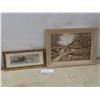 Image 1 : Two Framed Pictures, Largest 13" x 18"