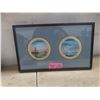 Image 6 : Three Framed Pictures Including Harrison 9" x 7" and Hand-Painted Cesar 1982, 7" x 11"