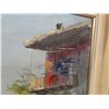 Image 8 : Oil on Canvas Seascape Signed Front and Back, 28" x 36"