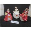 Image 1 : Three Royal Doulton Figurines: Janet 1932 6" Tall, Tracy 1982 7 1/2" Tall, and Top of the Hill 7"