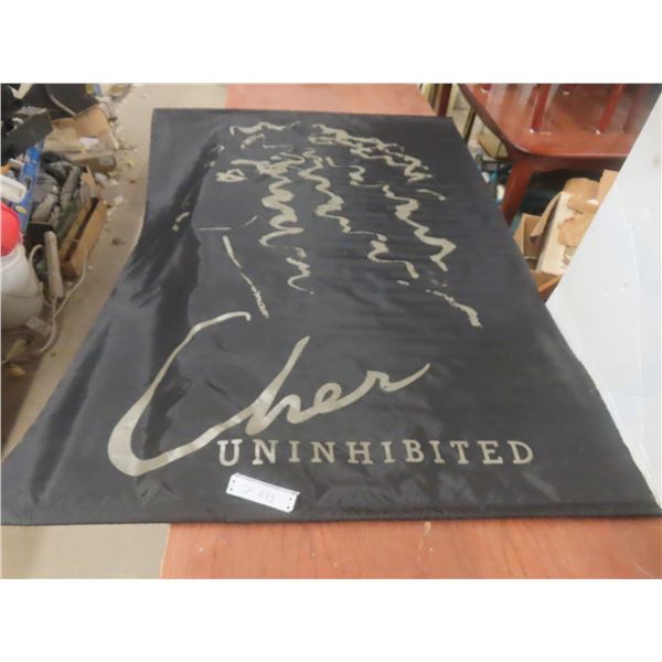 Cher Uninhibited Perfume Store Display Banner, 62" x 44"
