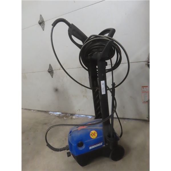Simoniz Electric Pressure Washer With Hose and Wand