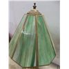 Image 5 : Brass and Tiffany-Style Table Lamp, 23" High