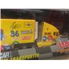 Image 6 : Three NASCAR Racing Champions Transporters Including Interstate Batteries, Maisto 1/64 Scale, and D