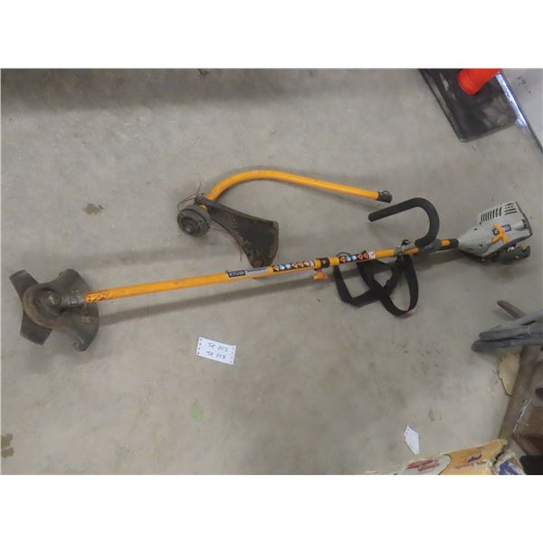 Ryobi Gas Weed Trimmer With Changeable Head