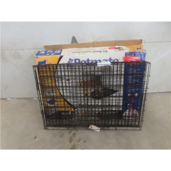 Petmate Kennel, 36" x 24" x 27", No Bottom Plastic Floor