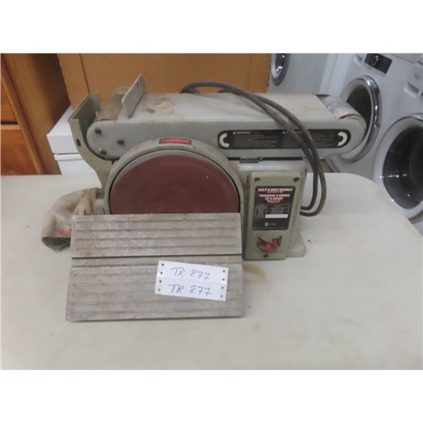 Belt & Disc Sander 4" x 36" Belt, 3100 RPMs