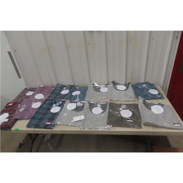 Fourteen New Blouses/Shirts All XL or XXL Paisley + Sage