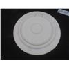 Image 2 : Vintage Canadian Studio Sgraffito Art Pottery Wall Plate 12 1/2" Diameter Signed Hubert Du Roscoat