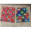 Image 2 : Large Lot of Children's Twin Flat Sheets/Pillowcases Shoe Bags Transformers Ghostbusters Paw Patrol