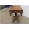 Image 2 : Antique Drop-Leaf Side Table, 30" x 26" x 22" Extended