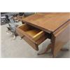 Image 3 : Antique Drop-Leaf Side Table, 30" x 26" x 22" Extended
