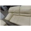 Image 3 : Leather or Leather-Style Couch, 82" Wide, and Love Seat, 62" Wide