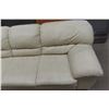 Image 4 : Leather or Leather-Style Couch, 82" Wide, and Love Seat, 62" Wide