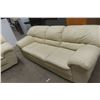 Image 5 : Leather or Leather-Style Couch, 82" Wide, and Love Seat, 62" Wide