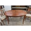 Image 2 : Table 30" x 52" x 40" Glass 12" with 5 Chairs