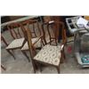 Image 5 : Table 30" x 52" x 40" Glass 12" with 5 Chairs