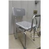 Image 2 : Red Bath Chair, Toilet Riser, and Safety Grab Bars