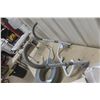 Image 8 : Red Bath Chair, Toilet Riser, and Safety Grab Bars