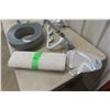 Image 9 : Red Bath Chair, Toilet Riser, and Safety Grab Bars