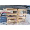 Image 1 : Two Well Built Wood Shelves 70" x 24" x 96"