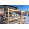 Image 3 : Two Well Built Wood Shelves 70" x 24" x 96"