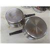 Image 6 : Sears 13-Piece Stainless Steel Cookware Set in Excellent Condition