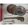 Image 10 : Hand Tools Including Screwdrivers, Pliers, Snips, Tape Measures, Stapler, Blades, Cutoff Disks, Pip