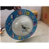 Image 15 : Vintage Ilco Mickey Mouse Musical Pull-String Crib Toy (Working), Marine Time Wall Clock, and The A
