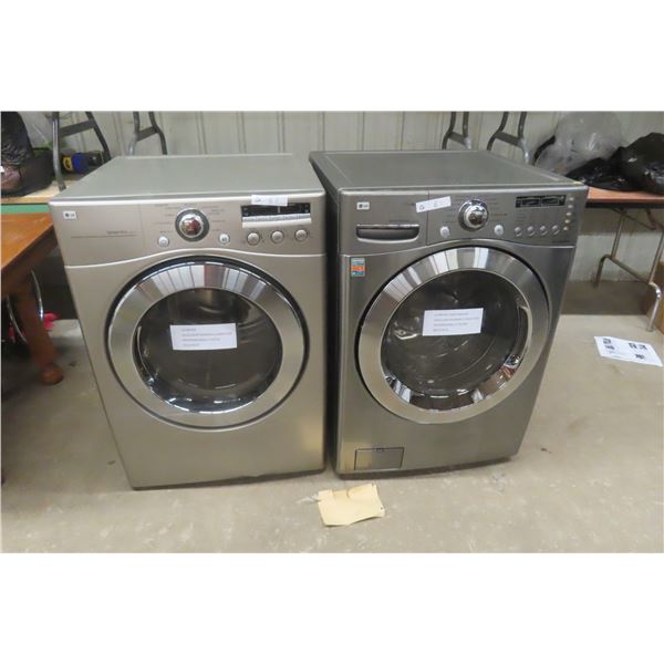 LG Front Load Washer and LG Dryer Set
