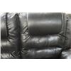Image 6 : Leather / Leather Style Couch - One Small Rip - See Pictures