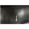 Image 7 : Leather / Leather Style Couch - One Small Rip - See Pictures