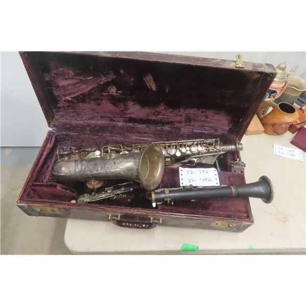 Saxophone With Case