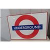 Image 2 : Two FramedUnderground/Subway Signs, 35" x 24 1/2"