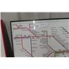 Image 4 : Two FramedUnderground/Subway Signs, 35" x 24 1/2"